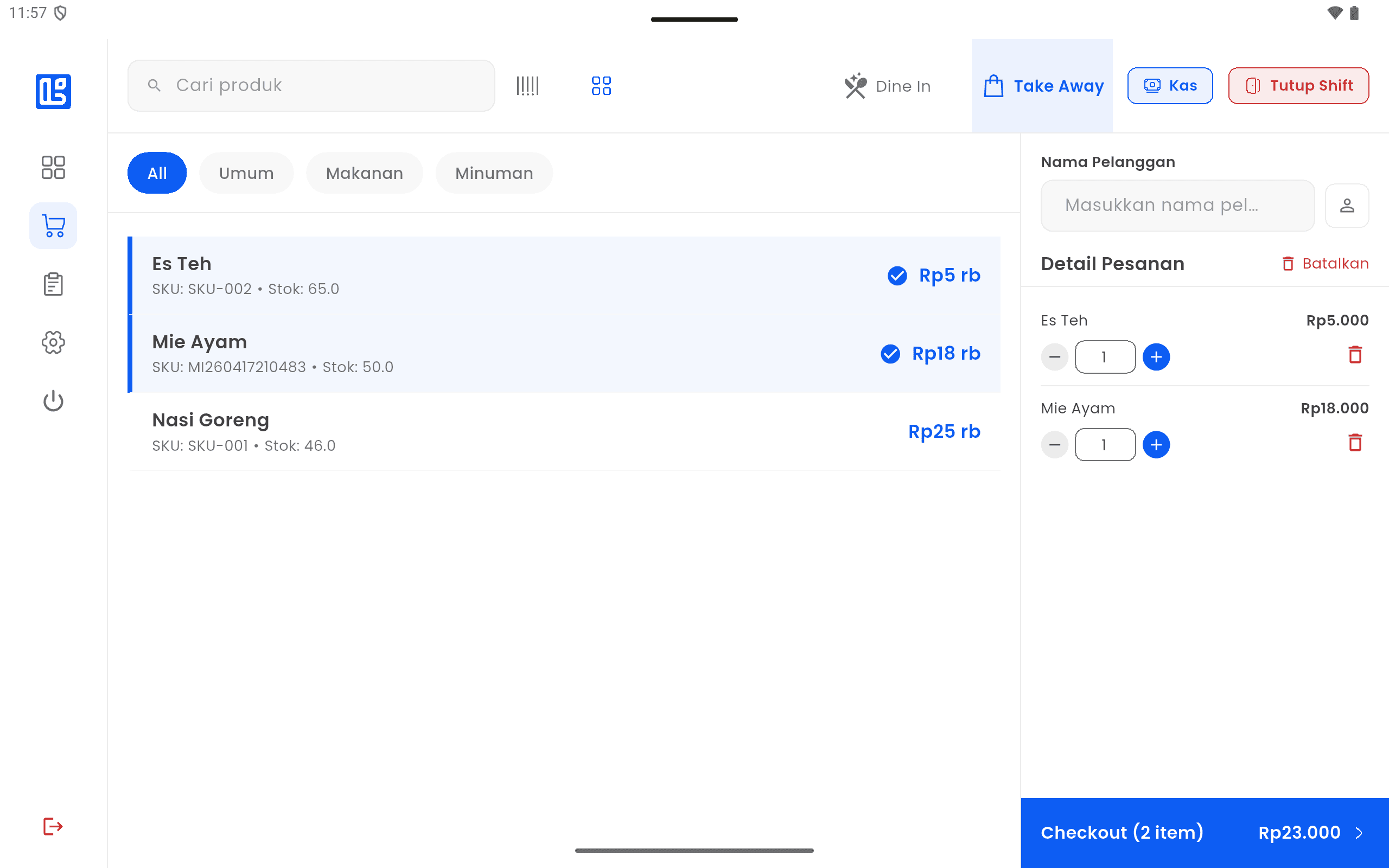 app mockup
